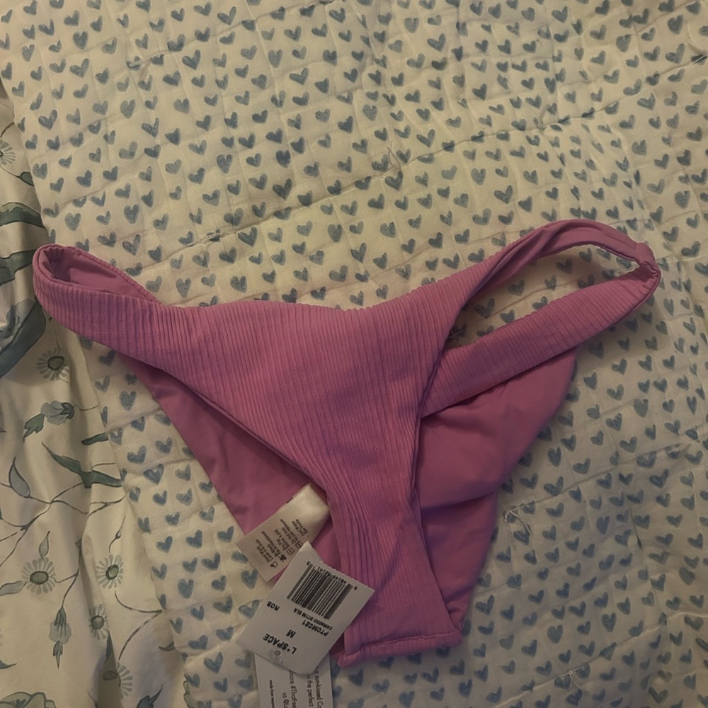 LSpace Ribbed Lavender Bikini Bottom